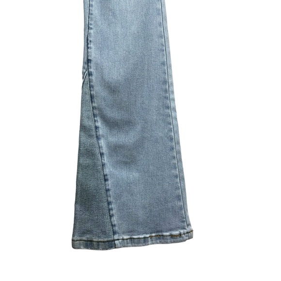 SER.O.YA Demi Mid Rise Flare Leg Denim Blue Jeans Retro 26 - Picture 10 of 16